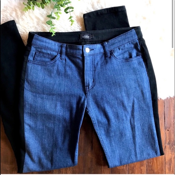 kate spade Denim - Kate Spade Saturday Colorblock Skinny Jeans